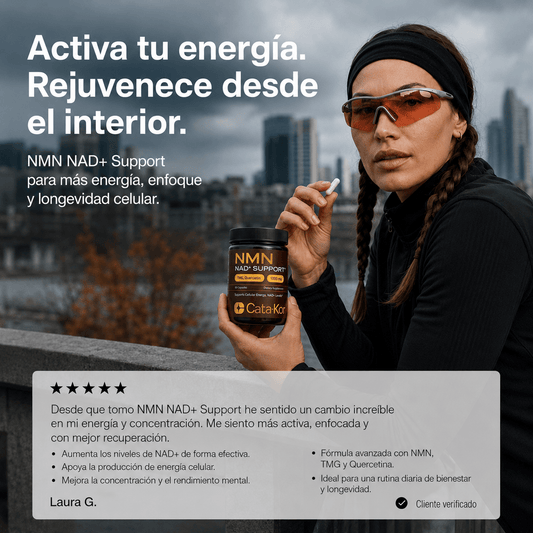 NMN - NAD+SUPPORT 4 en 1 | TMG quercetina - FOCUSFOCUS