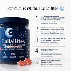 LullaBites – Gummies Naturales para tu Rutina Nocturna (60 unidades) - FOCUSFOCUS