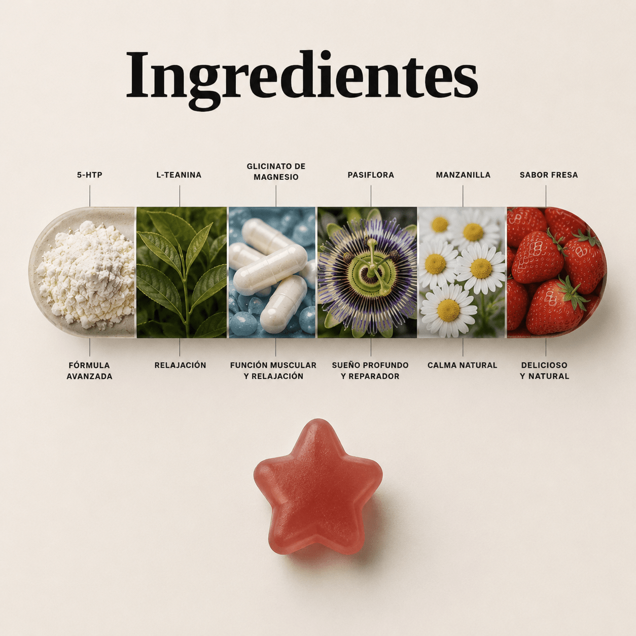 LullaBites – Gummies Naturales para tu Rutina Nocturna (60 unidades) - FOCUSFOCUS
